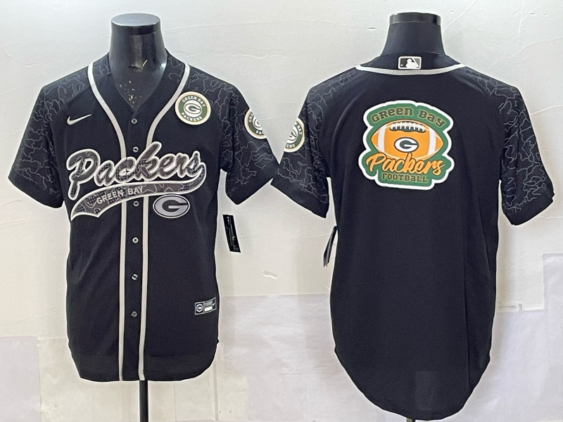 Men Green Bay Packers #1 Parsons blank black Nike NFL 2025 jersey 04